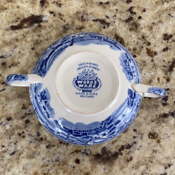 Blue and White Dish - Picture 4 of 4